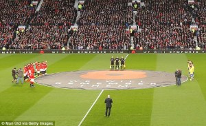 La minute de silence observée à Old Trafford ce week-end fût un exemple de respect